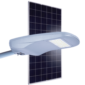 street 80W solar road light with pole and battery