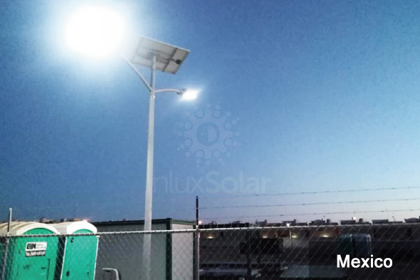 Solar Street Light for Container Storage Area
