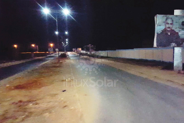 Solar Street Lights for Airport Expressway