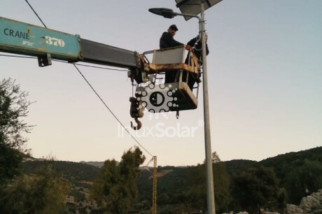 Solar Lights for Country Lane in Lebanon
